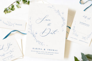 Blending Romantic Minimalism with Hand-Drawn Art: The Elegant Wildflower Wedding Suite