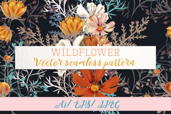 Elevating Visual Identity: The Strategic Value of Wild Field, Vector Seamless Pattern 1 in Modern Design