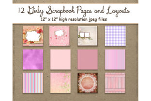 Evaluating the Girly Digital Paper Layout 12 Scrapbook for Creative Projects