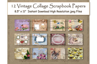Integrating Vintage Collage Digital Paper Layouts Into Creative and Professional Workflows