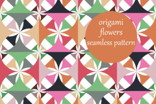 Origami Folded Flowers Pattern: Integrating Geometric Floral Design into Creative Projects