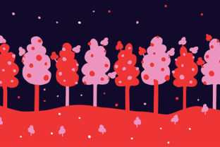 Trees and Stars: Seamless Border Dots Guide