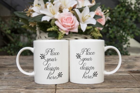 Two White Mugs 2 Coffee Mug Mockups: Strategic Visual Presentation for Product Validation
